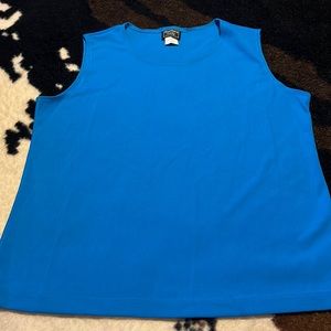 Southern lady blue tank blouse size large
